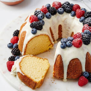 Seasonal Whole Cream Cheese Pound Cake